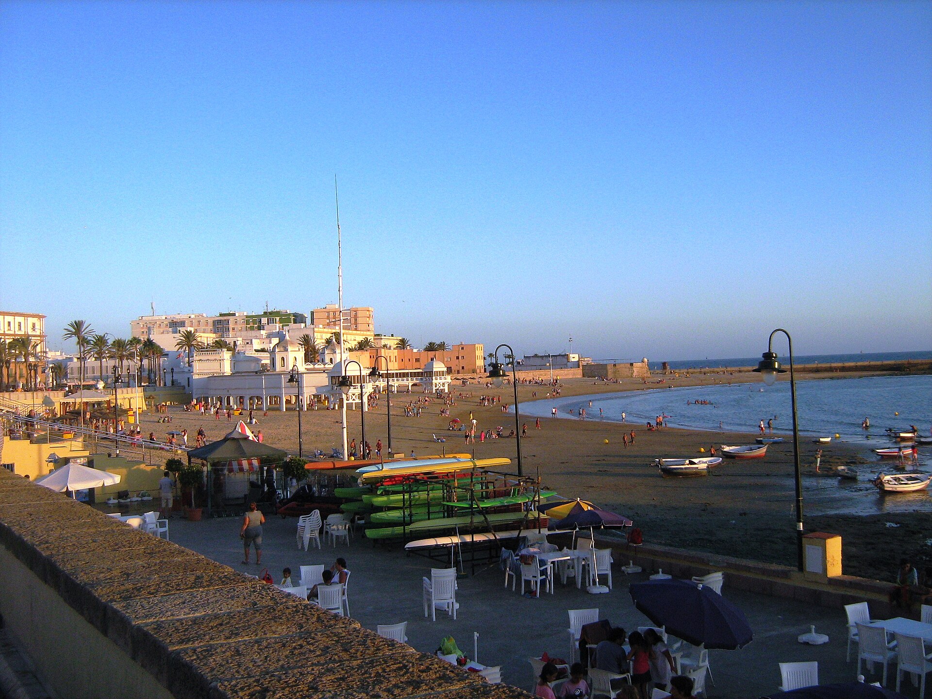La Caleta beach in Cádiz